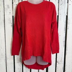 Notations Crew Neck Sweater Women’s Size Small Loose Fit Soft Red Holiday Season